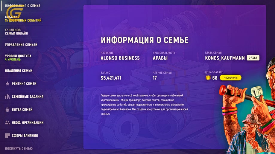 неофициальные организации гта 5 рп